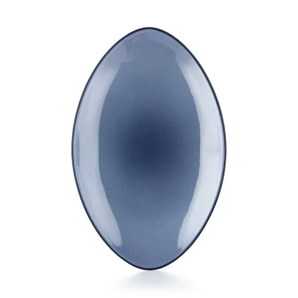 Блюдо овальное Equinoxe Blue 35х22,3х4 см, материал фарфор, цвет синий, Revol, Франция, 649556 - изобр. 7