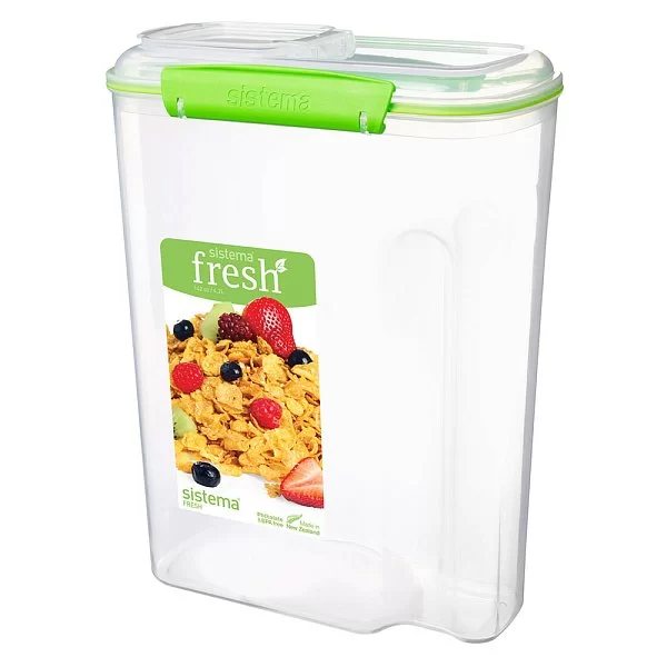 Контейнер для хлопьев FRESH 21,5х11х28,5 см, материал пластик, цвет зеленый, Sistema, Новая Зеландия, SI951450 - изобр. 7