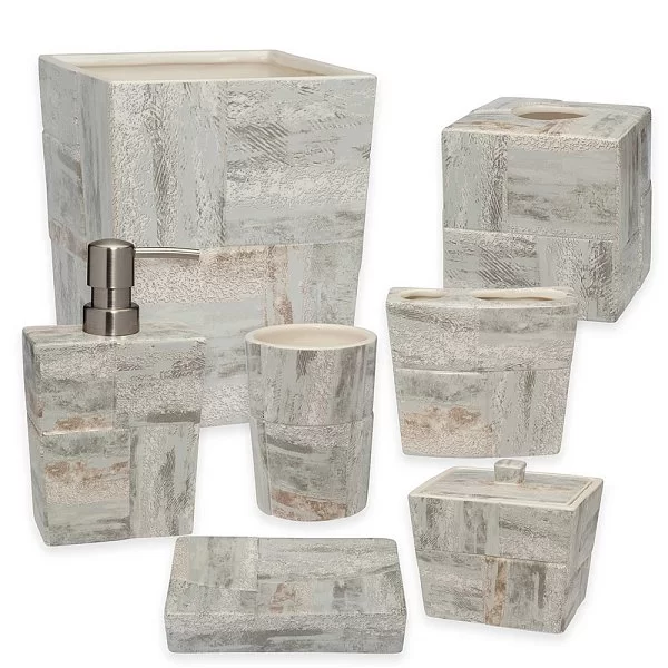 Стакан для зубных щеток Quarry 12х5х10 см, материал керамика, Creative Bath, США, QRY60STN - изобр. 8