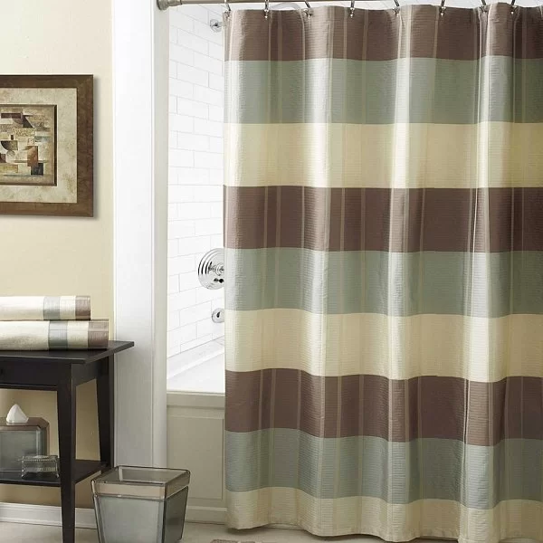 Шторка для ванной Fairfax Taupe 183x183 см, материал полиэстер, Croscill, США, 6A0-040O0-1349/273 - изобр. 9