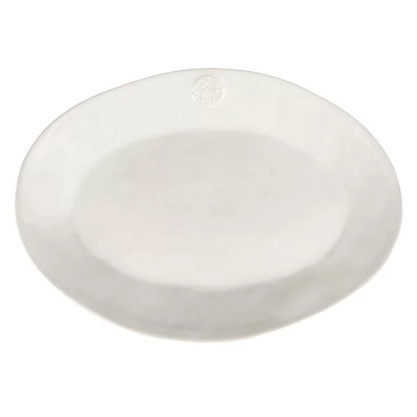 Блюдо овальное Nova 40x3x32 см, материал керамика, цвет белый, Costa Nova, Португалия, NOA401-WHE(NOA401-02203B) - изобр. 7