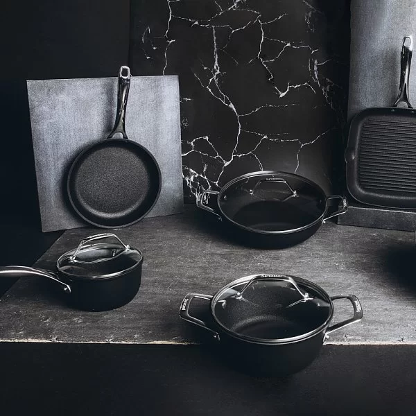 Кастрюля с крышкой Black Titan 2,6 л, диаметр 20 см, кованый алюминий, Barazzoni, Италия, 85560202098 - изобр. 10