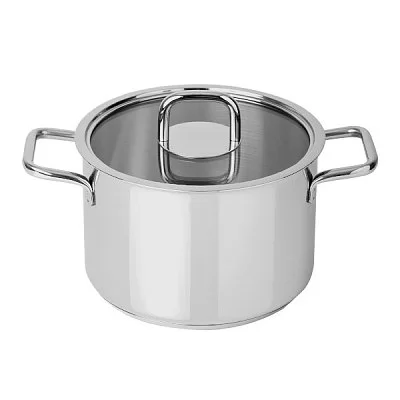 Кастрюля из нержавеющей стали глубокая "Океан" объем 3,3 л, диаметр 18 см, Silampos, 636124V86618 - изобр. 31