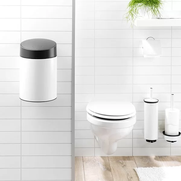 Мусорный бак настенный Slide Bin, 5л, белый, Brabantia, 483165 - изобр. 8