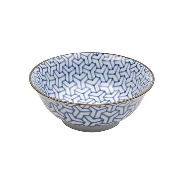 Чаша Mixed Bowls 20,5 см фарфор, бело-голубой, Tokyo Design, Япония, 2287 - изобр. 7