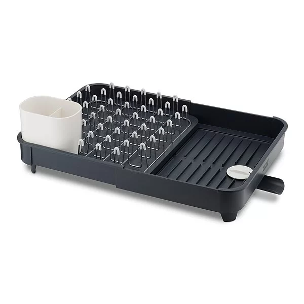 Сушилка для посуды раздвижная Extend 53х12х36см, полипропилен+сталь, цвет серый, Joseph Joseph, Великобритания, 85040 - изобр. 7