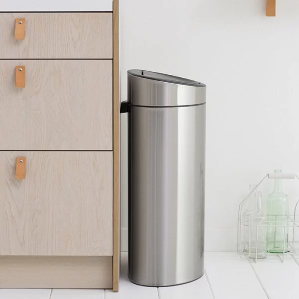 Мусорный бак Touch Bin New 40л, матовая сталь, Brabantia, 114809, 114809 - изобр. 17