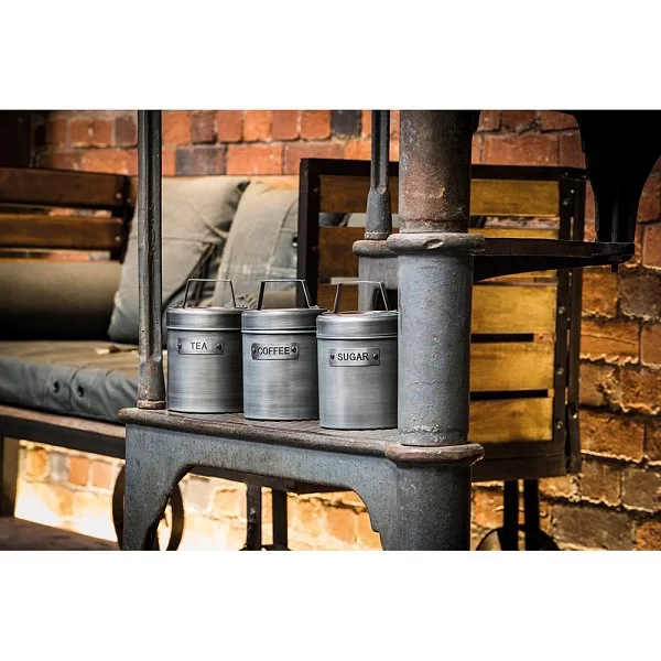 Емкость для хранения кофе Industrial Kitchen 11x17 см, объем 1 л, материал металл, цвет серый, Kitchen Craft, Великобритания, INDCOFFEE - изобр. 9