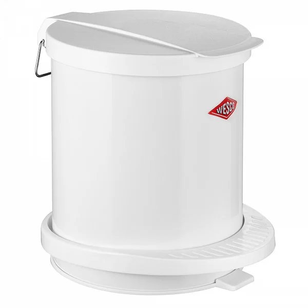Мусорный бак с педалью Pedal bin 101 5 л, цвет белый, нержавеющая сталь, Wesco, Германия, 101012-01 - изобр. 7