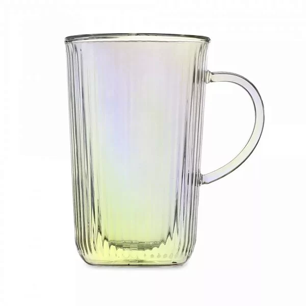 Кружка с двойными стенками Home Lustre 350 мл, стекло, Decor de table, DDT-DW967B-350/DD - изобр. 7