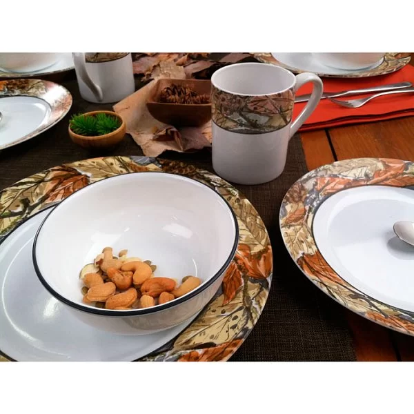 Чаша суповая Woodland Leaves 470 мл, стекло, Corelle, 1109569 - изобр. 8