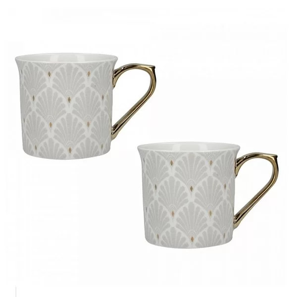 Набор из 2 кружек V&A, объем 300 мл, цвет серый, фарфор, Kitchen Craft, Великобритания, 5227085 - изобр. 8