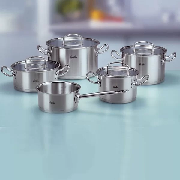 Кастрюля с крышкой из нержавеющей стали Original Pro 2.6 л диаметр 20 см, Fissler, Германия, 8413320 - изобр. 11