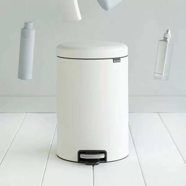 Мусорный бак с педалью NewIcon, 20л, минерально-белый, Brabantia, 114168 - изобр. 10