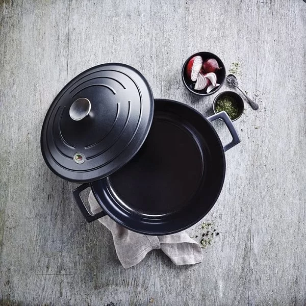 Кастрюля с крышкой Ragu 6,8 л, диаметр 28 см, материал алюминий, цвет черный, BEKA, Бельгия, 15041284 - изобр. 10