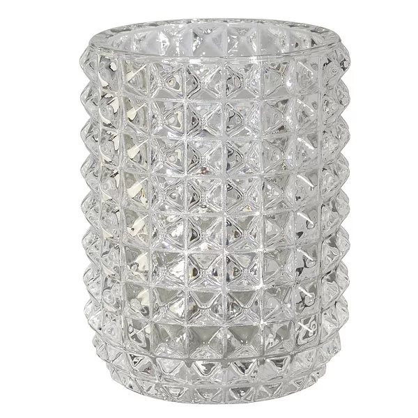 Стакан для зубной пасты Deco clear 8х8х10,5 см, материал стекло, Creative Bath, США, DEC11CLR - изобр. 7