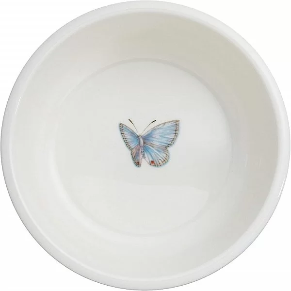 Контейнер для хранения с крышкой "Бабочки на лугу", объем 600 мл, цвет белый + декор, фарфор, Lenox, США, LEN824646 - изобр. 8