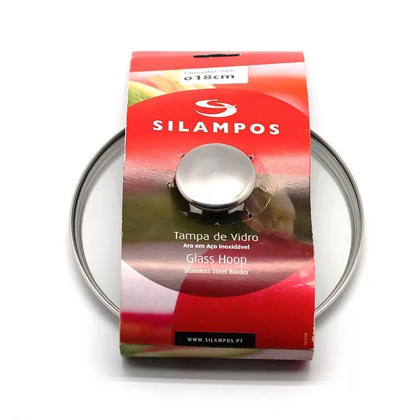 Крышка нержавеющая сталь+стекло 18 см, Silampos, 632000BE8118B - изобр. 7