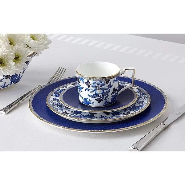 Чайная пара Hibiscus 295 мл, материал фарфор, цвет синий, Wedgwood, Великобритания, 40003900 - изобр. 9
