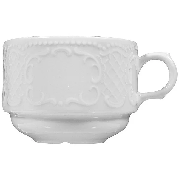 Чашка Salzburg Uni 250 мл, фарфор, цвет белый, Seltmann Weiden, Германия, 001.612504 - изобр. 8