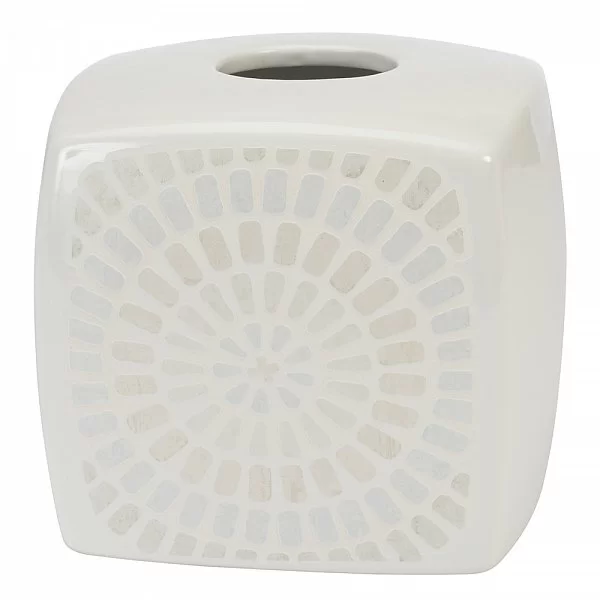 Бокс для салфеток Capri 16х16х15 см, материал керамика, Creative Bath, США, CAP58MULT - изобр. 7