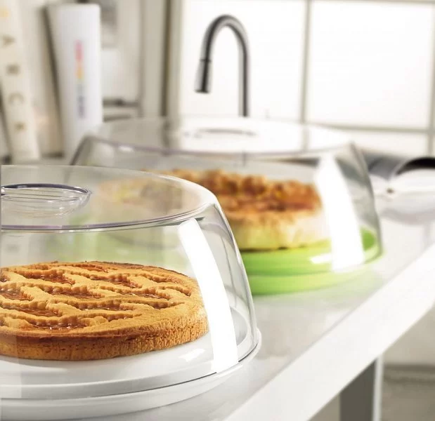 Блюдо с крышкой Forme Casa 33,5 см материал суперпластик, цвет белый, Guzzini, Италия, 13845411 - изобр. 8