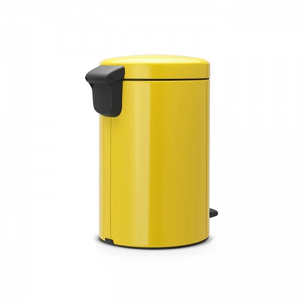 Мусорный бак с педалью NewIcon, 12л, желтая маргаритка, Brabantia, 113567 - изобр. 9