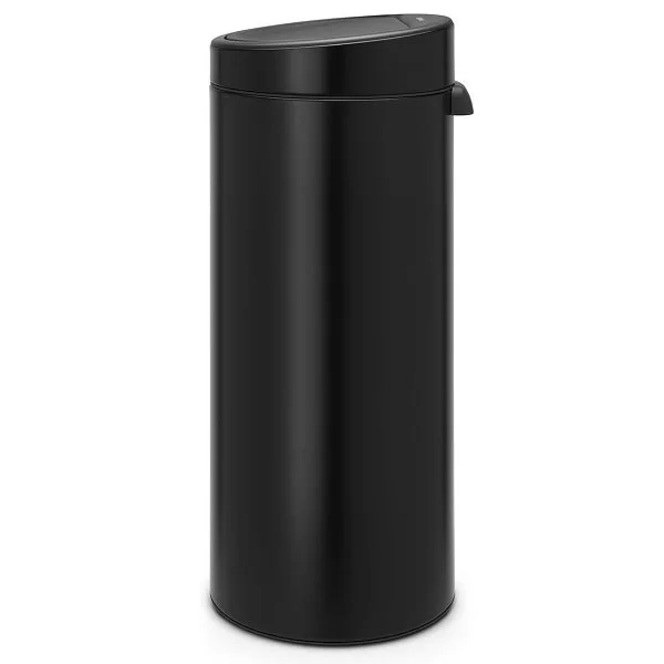 Мусорный бак Touch Bin New 30л, черный матовый, Brabantia, 115301 - изобр. 8