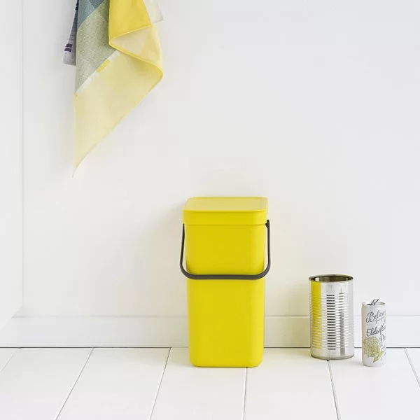 Мусорное ведро Sort & Go встраиваемое, 12л, желтый, Brabantia, 109768 - изобр. 11
