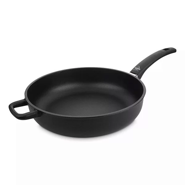 Сковорода глубокая с антипригарным покрытием 28 см, литой алюминий c частицами титана, Olympia, Италия, 21.28 - изобр. 7