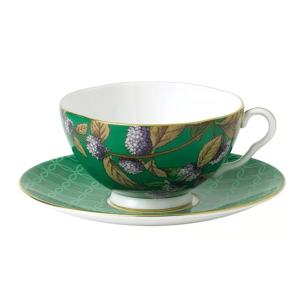 Чайная пара Tea Garden 170 мл, материал фарфор, цвет зеленый, Wedgwood, Великобритания, 40020293 - изобр. 7