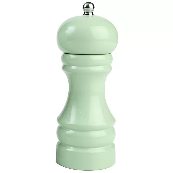 Мельница для соли малая Capstan Hevea Mills in mint, диаметр 6,1 см, материал дерево гевеи, цвет зеленый, T&G, Великобритания, 12138 - изобр. 7