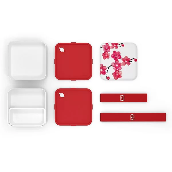 Ланч-бокс MB Square 1700 мл, пластик, цветочный, Monbento, Франция, 13014002 - изобр. 9