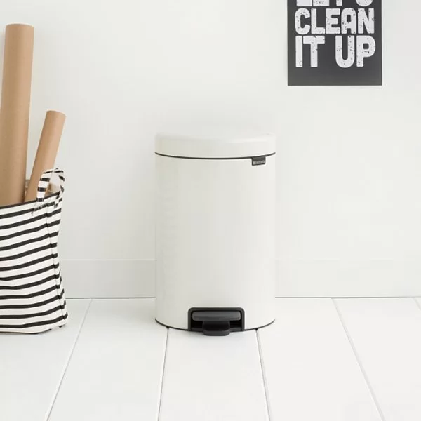 Мусорный бак с педалью NewIcon, 12л, белый, Brabantia, 111969 - изобр. 10