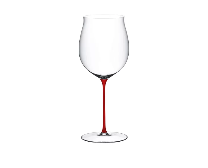 Бокал для красного вина Burgundy Grand Cru 1022 мл, красная ножка, хрусталь, Superleggero, Riedel, Австрия, 6425/16R - изобр. 7