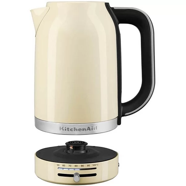 Чайник электрический с регулировкой температуры 1,7 л, цвет кремовый, Kitchen Aid, США, 5KEK1701EAC - изобр. 10