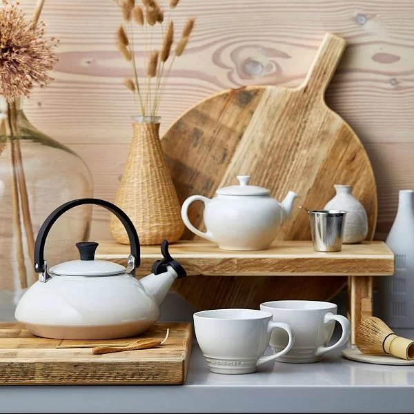 Кружка большая для капучино 400 мл, материал керамика, цвет бежевый, Le Creuset, Франция, 70304407160002 - изобр. 9