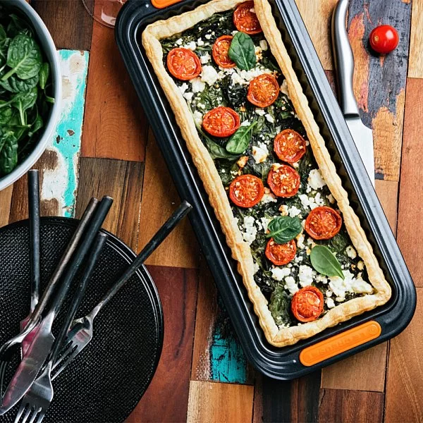 Форма для выпечки 33 х 13 см с рифлеными бортами, алюминий с антипригарным покрытием, Le Creuset, Франция, 94103229001100 - изобр. 9