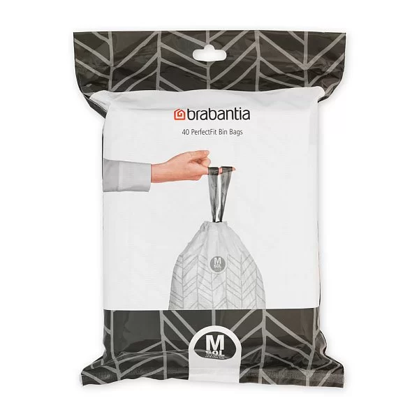 Мешки для мусора Pefect Fit 60 л, размер M, 40 шт, упаковка-диспенсер, Brabantia, 138829 - изобр. 7
