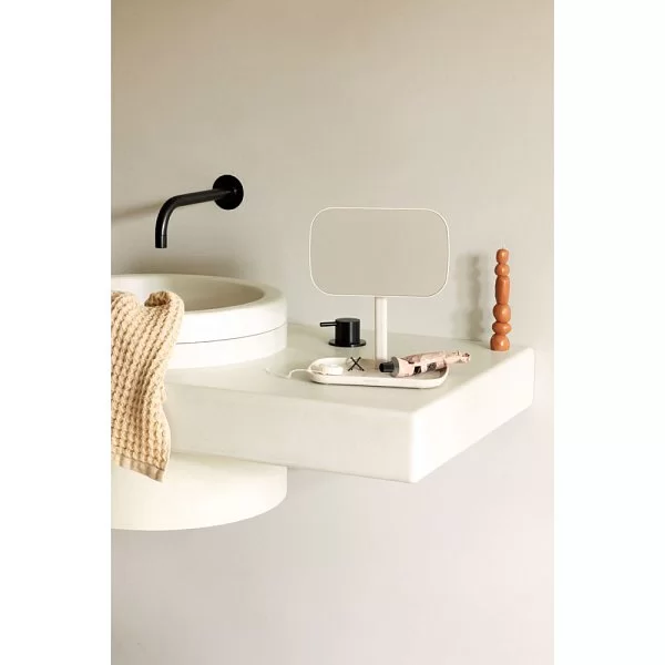 Зеркало с подставкой Renew, пластик, цвет бежевый, Brabantia, Бельгия, 223488 - изобр. 10