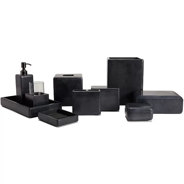 Подставка для предметов Noir 28x16,5x4,6 см, материал аргиллит, Kassatex, США, ANO-TR-BK - изобр. 8