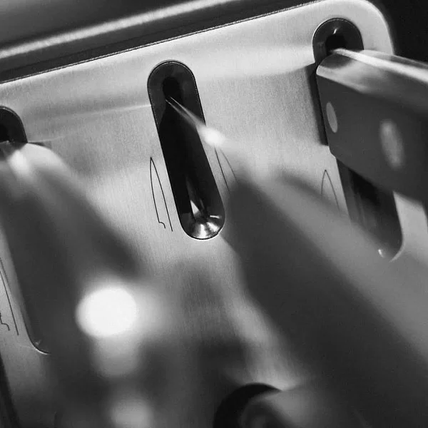 Набор кухонных ножей с заточкой Gourmet, 7 предметов, цвет антрацитовый, Zwilling J.A. Henckels, Германия, 1027276 - изобр. 12