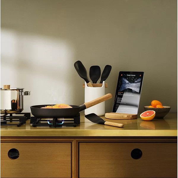 Лопатка Nordic Kitchen 28,6 см, материал дерево + силикон, цвет черный, Eva Solo, Дания, 530457 - изобр. 9