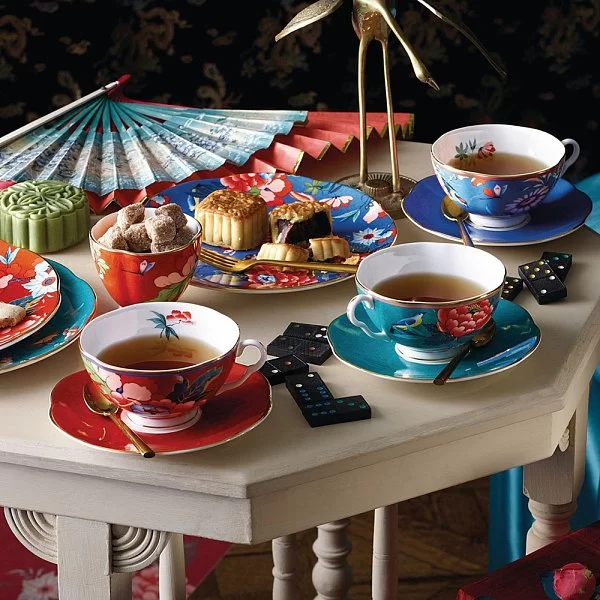 Чайная пара Paeonia Blush 200 мл, материал фарфор, цвет красный, Wedgwood, Великобритания, 40032094 - изобр. 9