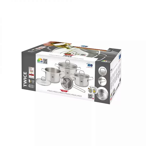Набор посуды из 7 предметов, нержавеющая сталь, ELO, Германия, 41410 - изобр. 14