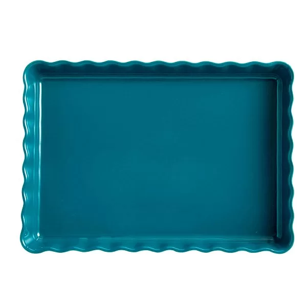 Форма для пирога 24x34 см, материал керамика, цвет лазурь, Emile Henry, Франция, 606038 - изобр. 8