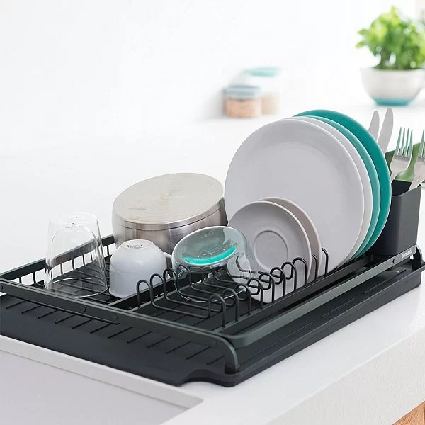 Сушилка для посуды 49х14х39 см, материал металл + пластик, Brabantia, 117404 - изобр. 9