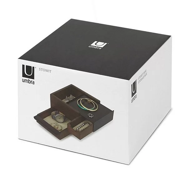 Шкатулка для украшений Stowit, цвет белый, дерево + металл, Umbra, Канада,1005314-390 - изобр. 9