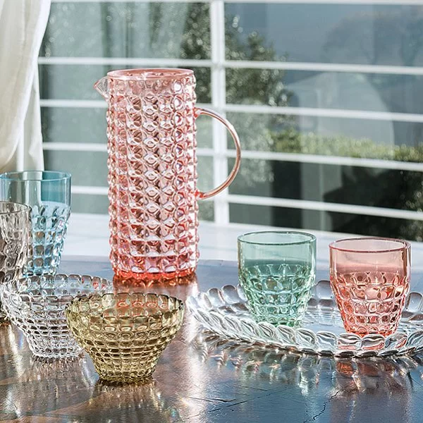 Кувшин с фильтром 1,75 л Tiffany высота 25,6 см, цвет коралловый, материал суперпластик, Guzzini, Италия, 22560223 - изобр. 8