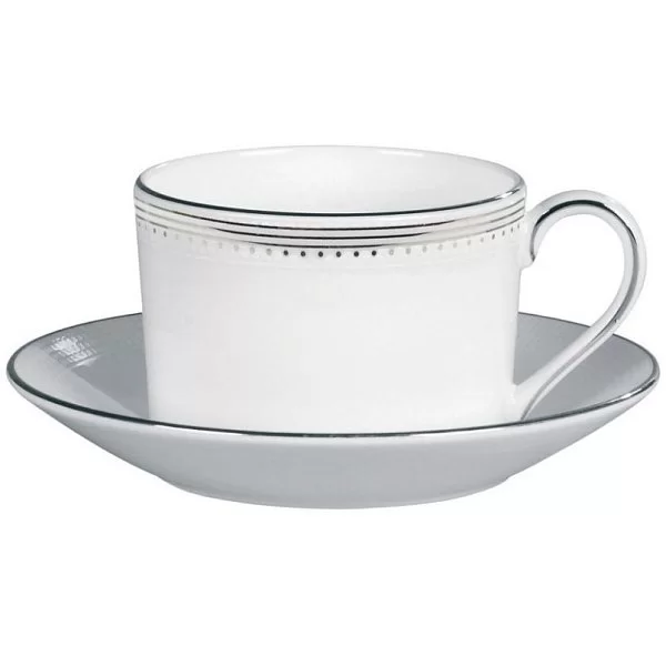 Чашка чайная Vera Wang Grosgrain 150 мл, материал фарфор, цвет белый, Wedgwood, Великобритания, 50116404603 - изобр. 8